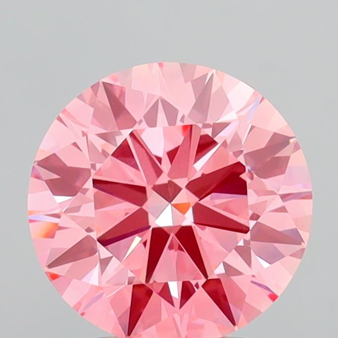 2.79 Carat Round Shaped, Ideal Cut, VS1 Clarity, IGI Certified Lab Grown Diamond