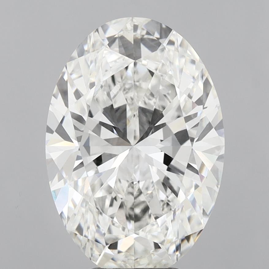 6.05 Carat Oval Shaped, Ideal Cut, F Color, VVS1 Clarity, IGI Certified Lab Grown Diamond