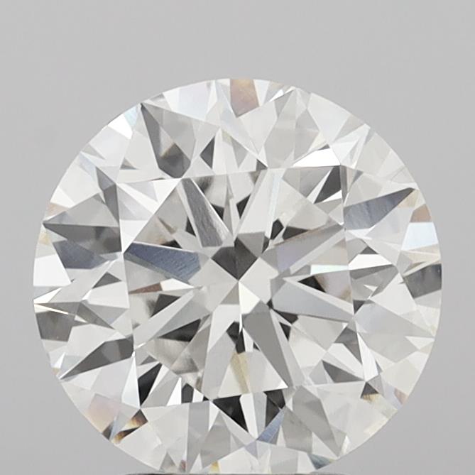 3.08 Carat Round Shaped, Excellent Cut, G Color, VVS1 Clarity, IGI Certified Lab Grown Diamond