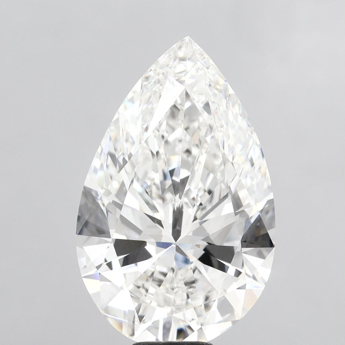 13.05 Carat Pear Shaped, Ideal Cut, F Color, VVS2 Clarity, IGI Certified Lab Grown Diamond