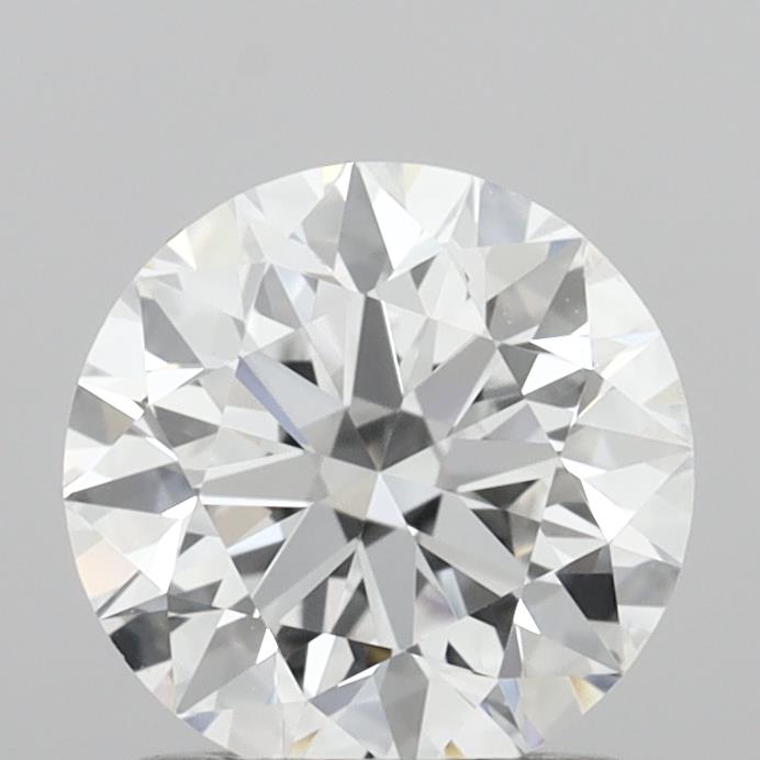 1.09 Carat Round Shaped, Ideal Cut, D Color, VVS2 Clarity, IGI Certified Lab Grown Diamond