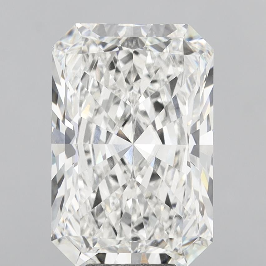 10.09 Carat Radiant Shaped, Ideal Cut, E Color, VVS2 Clarity, IGI Certified Lab Grown Diamond