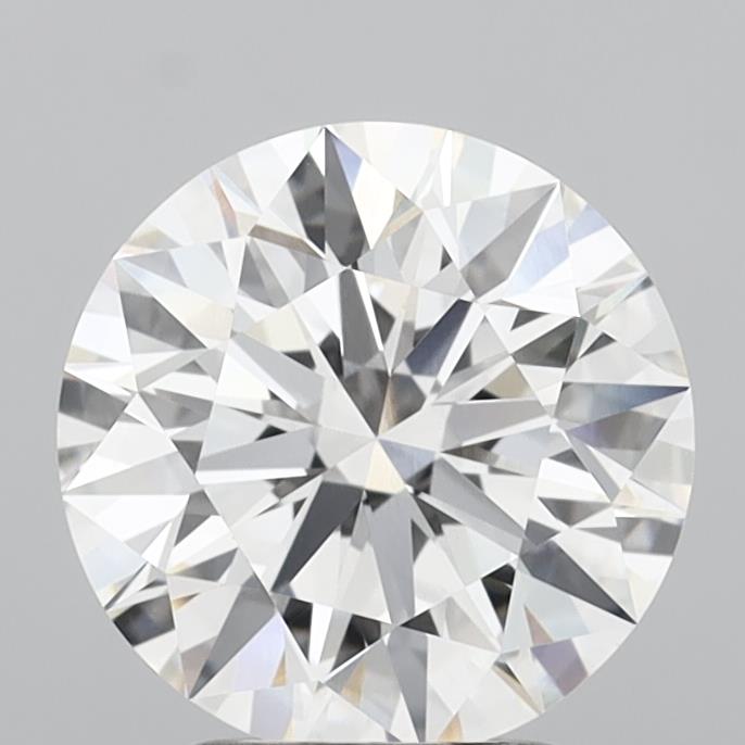 3.02 Carat Round Shaped, Ideal Cut, F Color, VVS2 Clarity, IGI Certified Lab Grown Diamond