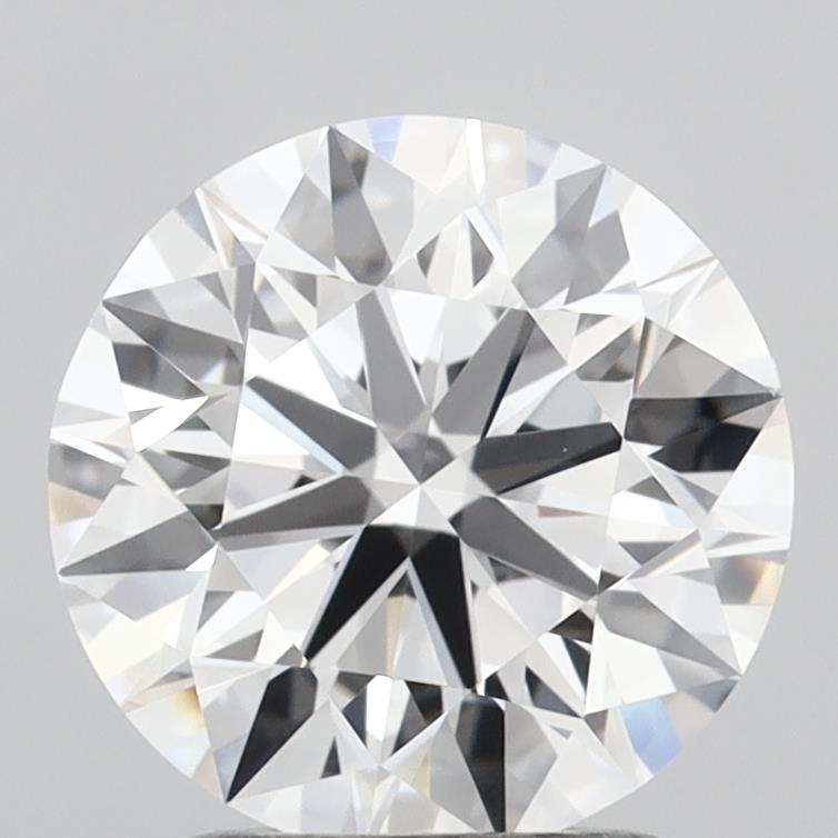 2.20 Carat Round Shaped, Ideal Cut, D Color, VS1 Clarity, IGI Certified Lab Grown Diamond