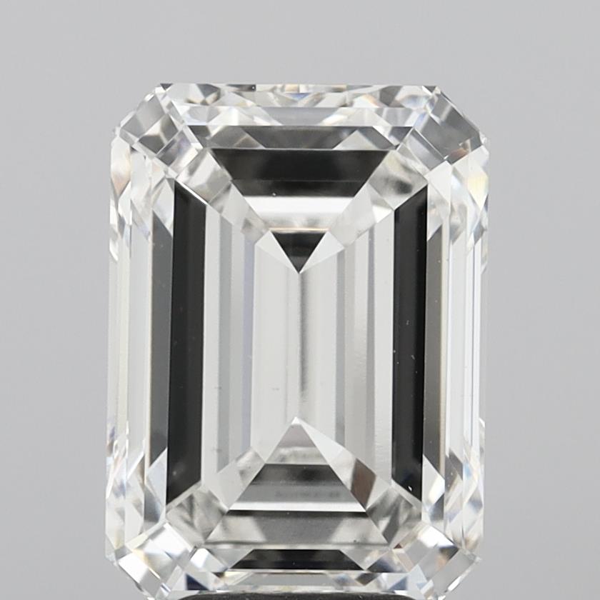 5.05 Carat Emerald Shaped, Ideal Cut, G Color, VS1 Clarity, IGI Certified Lab Grown Diamond