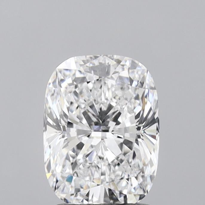 1.55 Carat Cushion Shaped, Ideal Cut, D Color, VS1 Clarity, IGI Certified Lab Grown Diamond