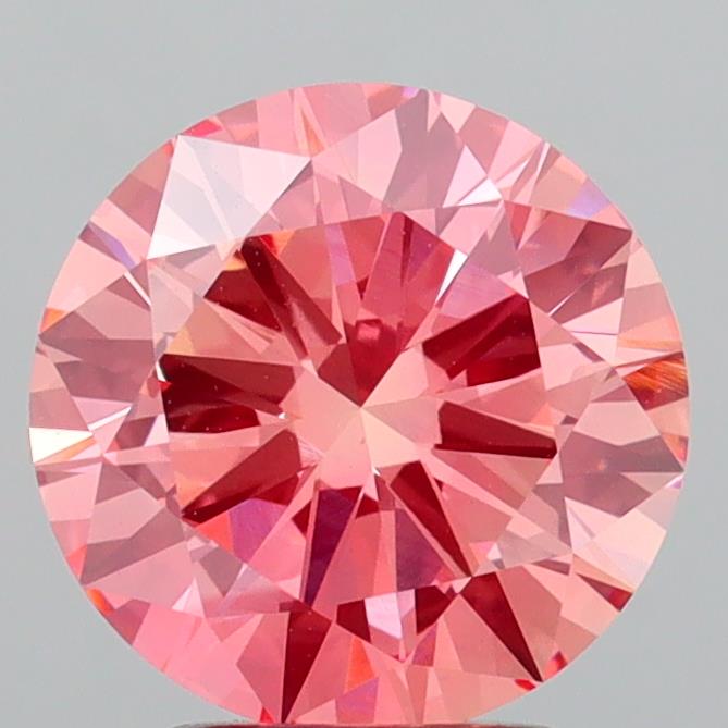 2.99 Carat Round Shaped, Excellent Cut, VVS2 Clarity, IGI Certified Lab Grown Diamond