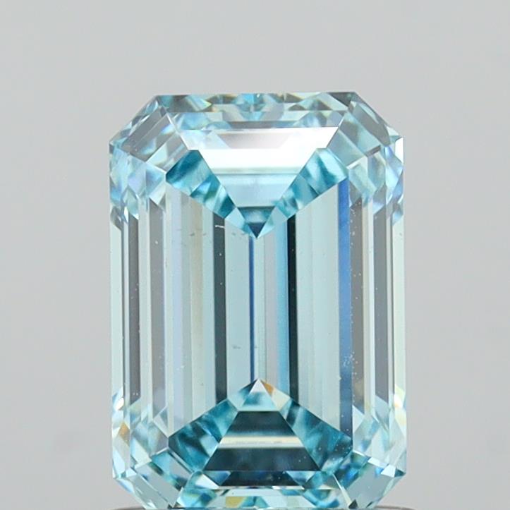 1.42 Carat Emerald Shaped, Ideal Cut, VS1 Clarity, IGI Certified Lab Grown Diamond