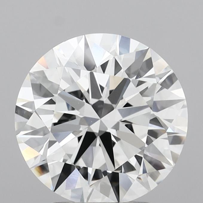 2.96 Carat Round Shaped, Ideal Cut, D Color, VVS2 Clarity, IGI Certified Lab Grown Diamond