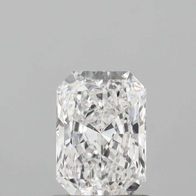 0.92 Carat Radiant Shaped, Ideal Cut, D Color, VVS1 Clarity, IGI Certified Lab Grown Diamond