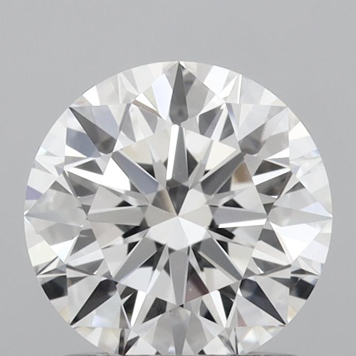 1.10 Carat Round Shaped, Ideal Cut, D Color, VVS2 Clarity, IGI Certified Lab Grown Diamond