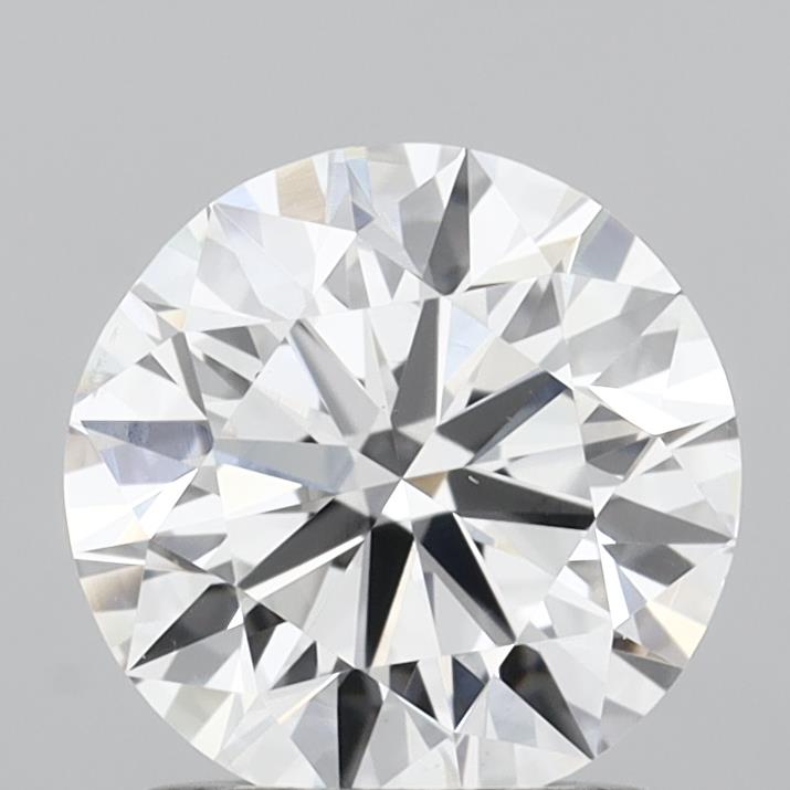 1.26 Carat Round Shaped, Ideal Cut, D Color, VS2 Clarity, IGI Certified Lab Grown Diamond