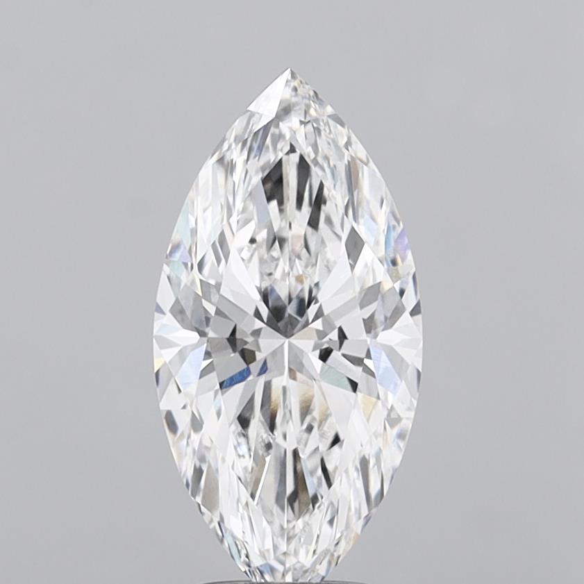 3.04 Carat Marquise Shaped, Ideal Cut, D Color, VS1 Clarity, IGI Certified Lab Grown Diamond
