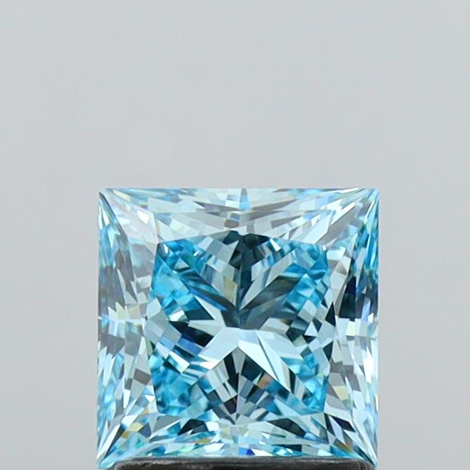 1.45 Carat Princess Shaped, Ideal Cut, VS1 Clarity, IGI Certified Lab Grown Diamond