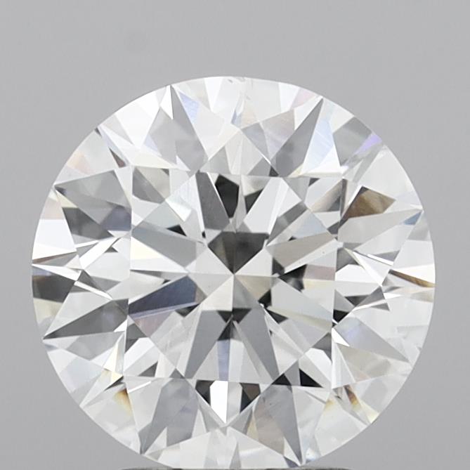 2.97 Carat Round Shaped, Excellent Cut, E Color, VS1 Clarity, IGI Certified Lab Grown Diamond