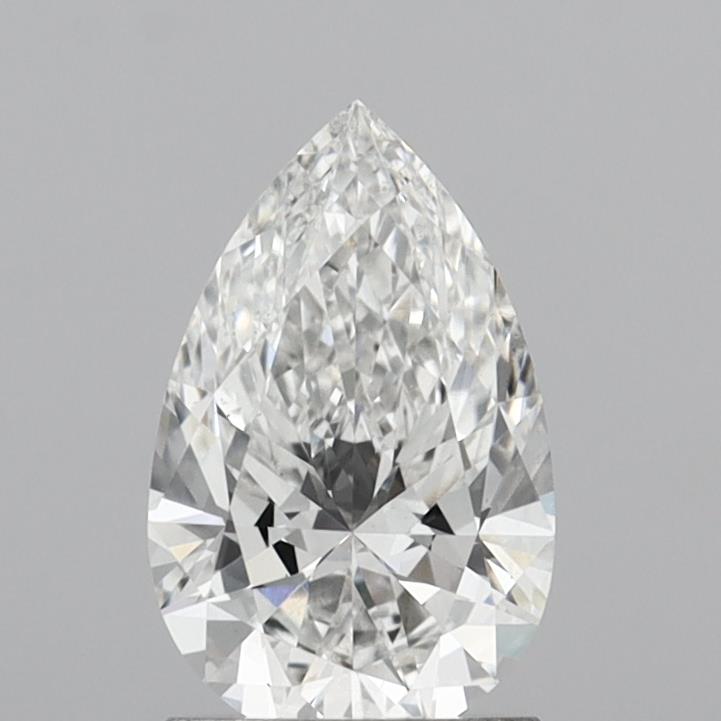 1.54 Carat Pear Shaped, Ideal Cut, E Color, VS2 Clarity, IGI Certified Lab Grown Diamond