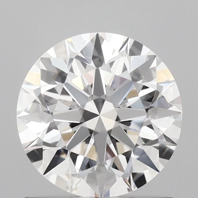 1.06 Carat Round Shaped, Ideal Cut, D Color, VS2 Clarity, IGI Certified Lab Grown Diamond
