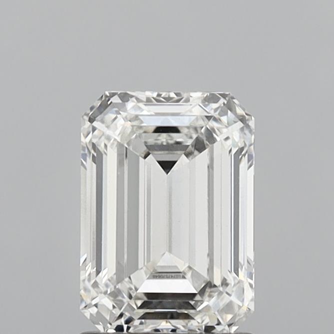 1.60 Carat Emerald Shaped, Ideal Cut, G Color, VS1 Clarity, IGI Certified Lab Grown Diamond