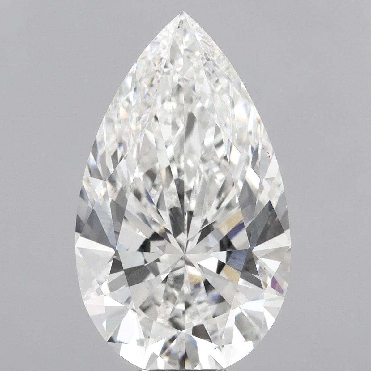 10.06 Carat Pear Shaped, Ideal Cut, E Color, VVS2 Clarity, IGI Certified Lab Grown Diamond