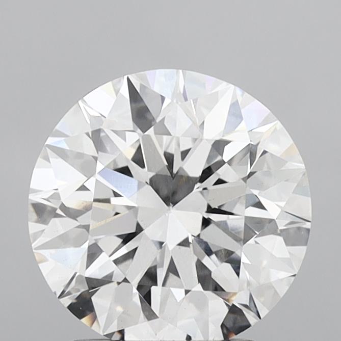 2.89 Carat Round Shaped, Excellent Cut, E Color, VS1 Clarity, IGI Certified Lab Grown Diamond