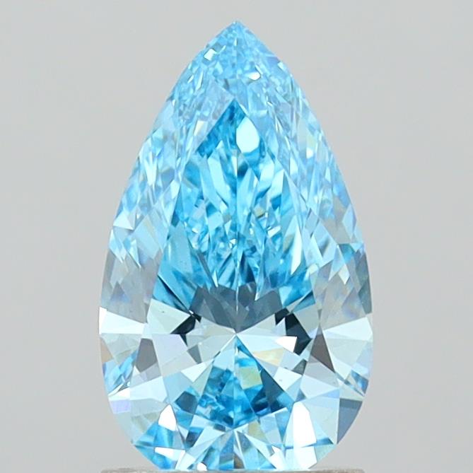 1.45 Carat Pear Shaped, Ideal Cut, VS1 Clarity, IGI Certified Lab Grown Diamond