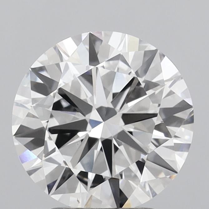 2.83 Carat Round Shaped, Excellent Cut, E Color, VVS2 Clarity, IGI Certified Lab Grown Diamond