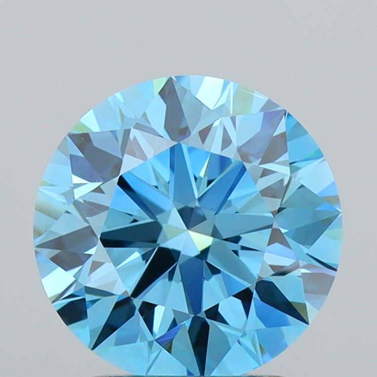 2.21 Carat Round Shaped, Ideal Cut, VS1 Clarity, IGI Certified Lab Grown Diamond