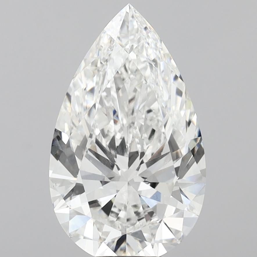 8.03 Carat Pear Shaped, Ideal Cut, E Color, VS1 Clarity, IGI Certified Lab Grown Diamond