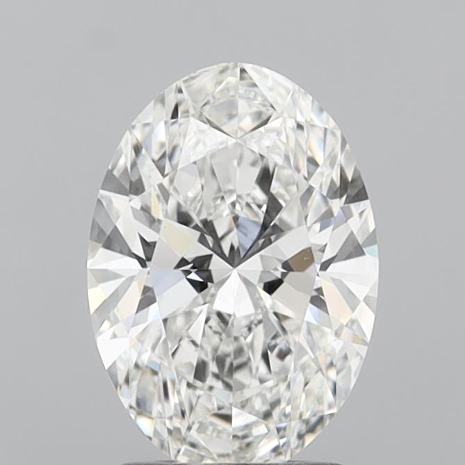 1.67 Carat Oval Shaped, Ideal Cut, F Color, VVS2 Clarity, IGI Certified Lab Grown Diamond
