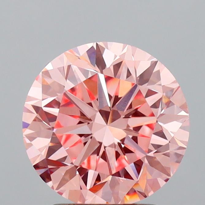 2.57 Carat Round Shaped, Good Cut, VVS2 Clarity, IGI Certified Lab Grown Diamond