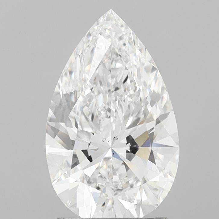2.17 Carat Pear Shaped, Ideal Cut, F Color, VS2 Clarity, IGI Certified Lab Grown Diamond