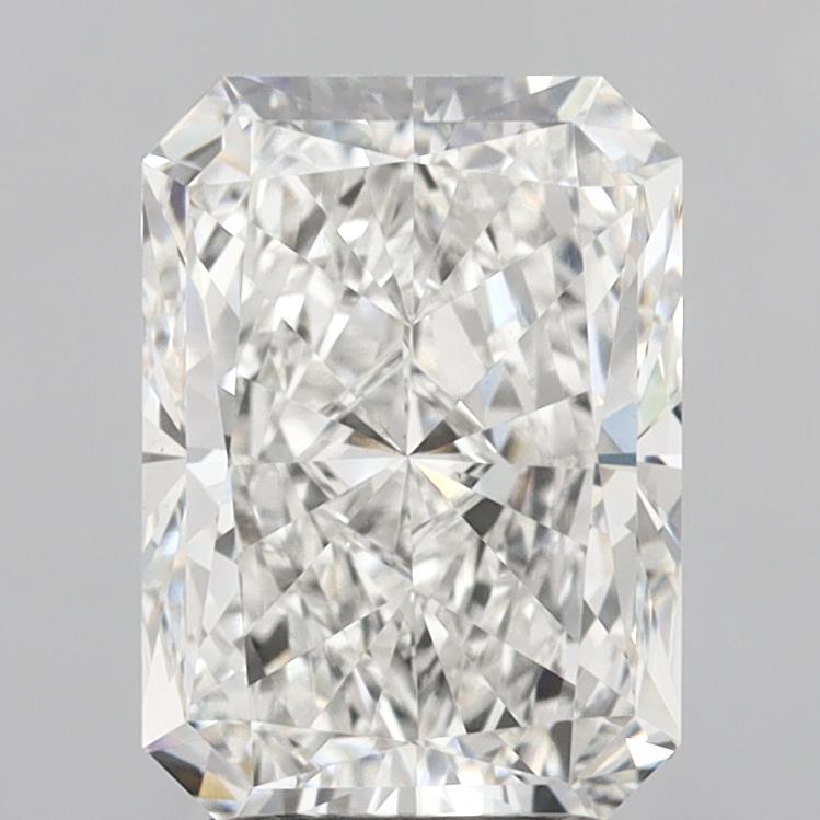 4.01 Carat Radiant Shaped, Ideal Cut, F Color, VS1 Clarity, IGI Certified Lab Grown Diamond