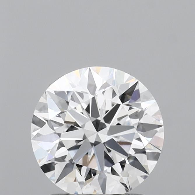 1.54 Carat Round Shaped, Ideal Cut, D Color, VVS2 Clarity, IGI Certified Lab Grown Diamond