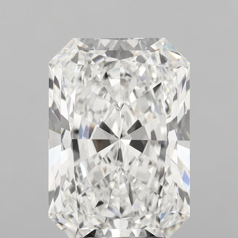 5.10 Carat Radiant Shaped, Ideal Cut, E Color, VS1 Clarity, IGI Certified Lab Grown Diamond
