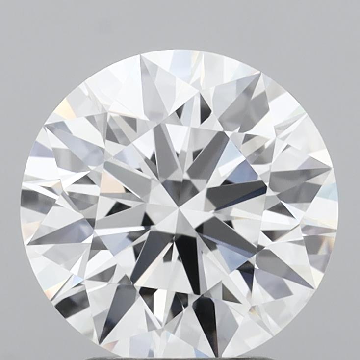 2.63 Carat Round Shaped, Ideal Cut, D Color, VVS2 Clarity, IGI Certified Lab Grown Diamond