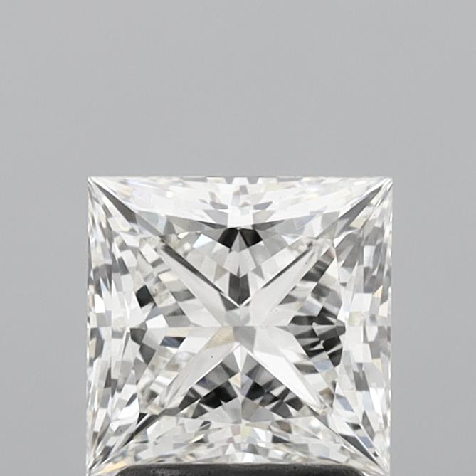 1.94 Carat Princess Shaped, Ideal Cut, H Color, VS1 Clarity, IGI Certified Lab Grown Diamond