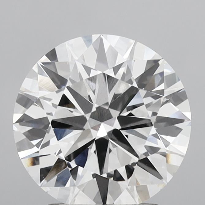 3.02 Carat Round Shaped, Excellent Cut, E Color, VVS2 Clarity, IGI Certified Lab Grown Diamond