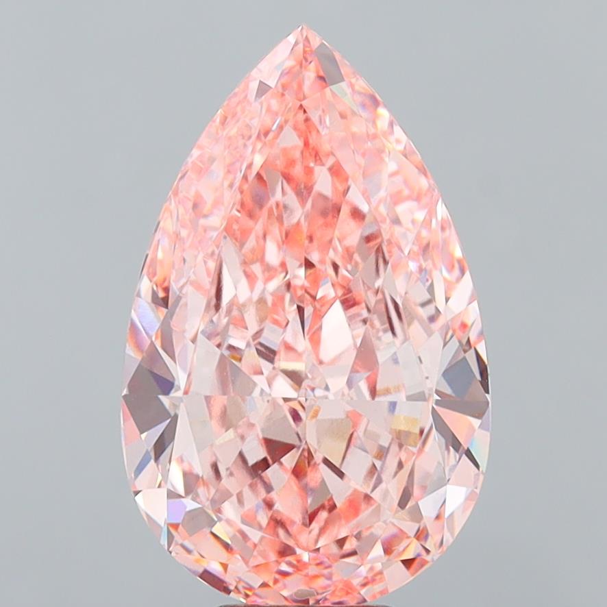10.07 Carat Pear Shaped, Excellent Cut, VVS2 Clarity, IGI Certified Lab Grown Diamond
