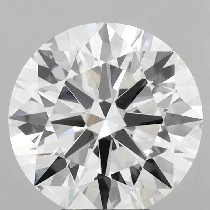 4.89 Carat Round Shaped, Ideal Cut, E Color, VVS2 Clarity, IGI Certified Lab Grown Diamond