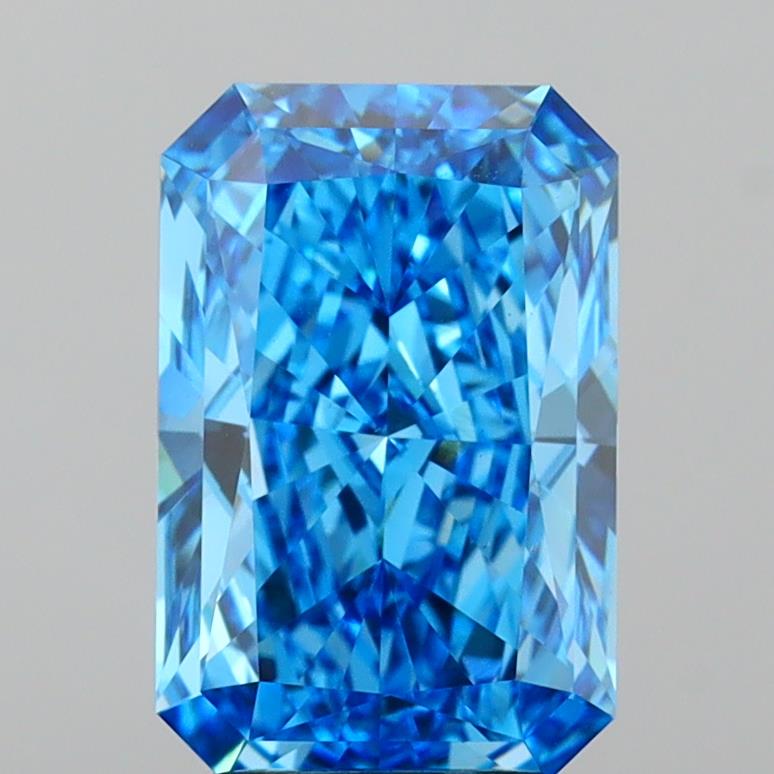 4.00 Carat Radiant Shaped, Ideal Cut, VS1 Clarity, IGI Certified Lab Grown Diamond