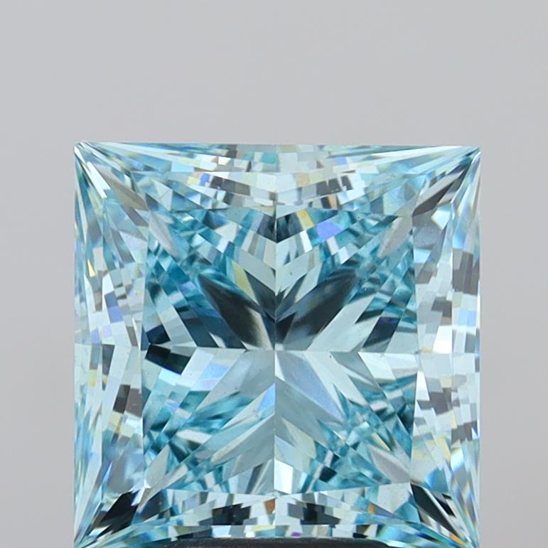 4.90 Carat Princess Shaped, Ideal Cut, VS1 Clarity, IGI Certified Lab Grown Diamond