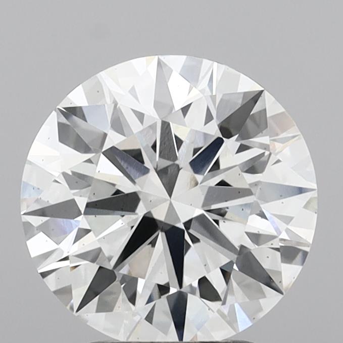 3.08 Carat Round Shaped, Ideal Cut, E Color, VS2 Clarity, IGI Certified Lab Grown Diamond