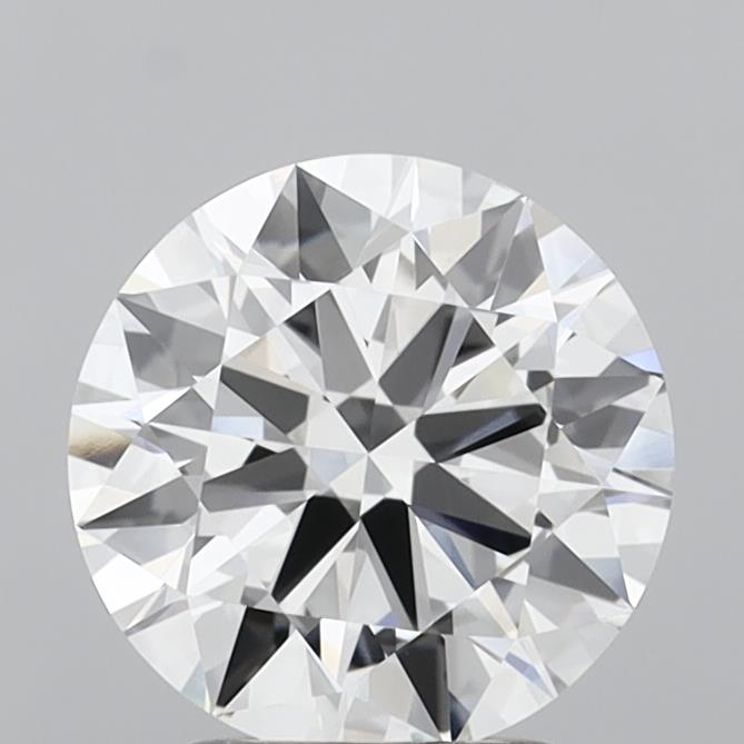 2.44 Carat Round Shaped, Ideal Cut, F Color, VVS2 Clarity, IGI Certified Lab Grown Diamond