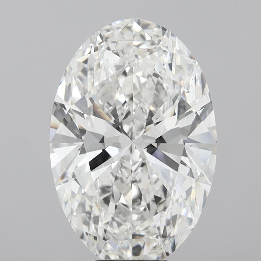 8.01 Carat Oval Shaped, Ideal Cut, E Color, VS2 Clarity, IGI Certified Lab Grown Diamond