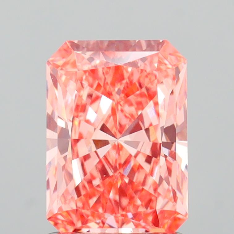 1.54 Carat Radiant Shaped, Ideal Cut, VS1 Clarity, IGI Certified Lab Grown Diamond