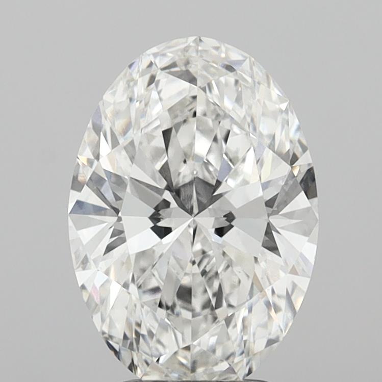 3.09 Carat Oval Shaped, Ideal Cut, F Color, VS1 Clarity, IGI Certified Lab Grown Diamond
