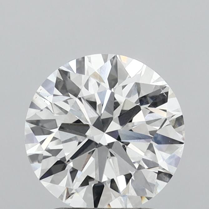 2.02 Carat Round Shaped, Ideal Cut, E Color, SI1 Clarity, IGI Certified Lab Grown Diamond