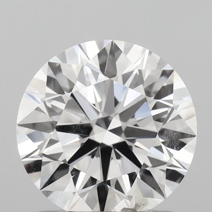1.03 Carat Round Shaped, Ideal Cut, D Color, VVS2 Clarity, IGI Certified Lab Grown Diamond
