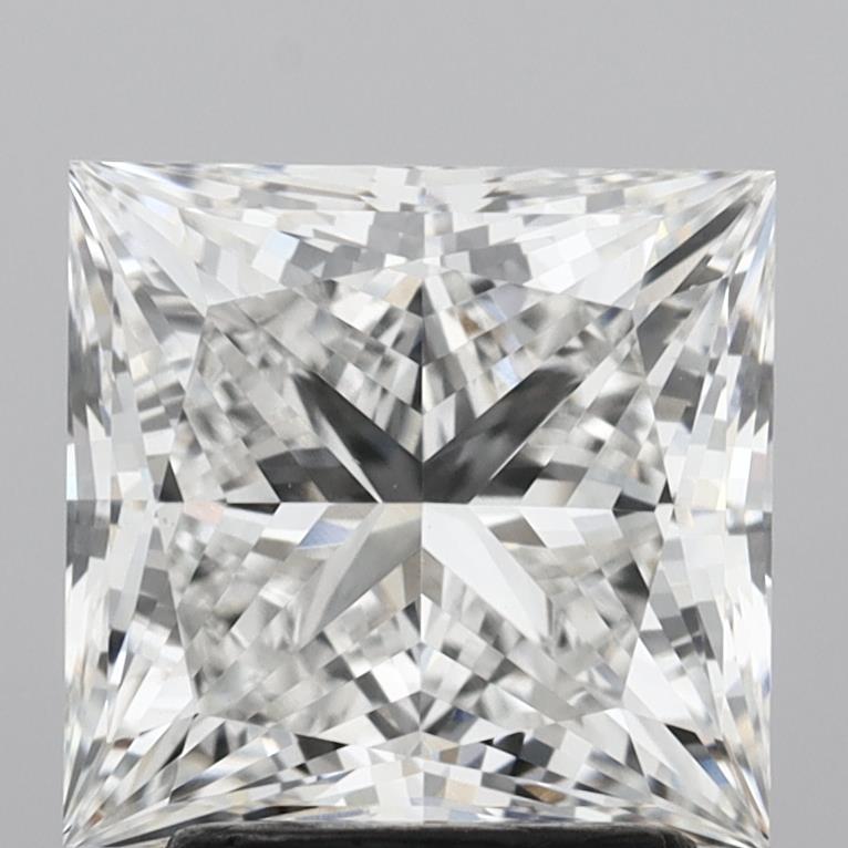 2.75 Carat Princess Shaped, Ideal Cut, F Color, VVS2 Clarity, IGI Certified Lab Grown Diamond