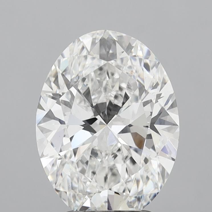 2.85 Carat Oval Shaped, Ideal Cut, E Color, VS1 Clarity, IGI Certified Lab Grown Diamond